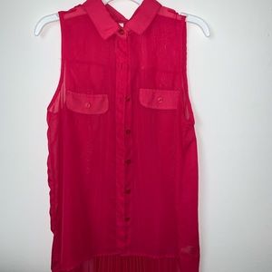 High-low top with back design